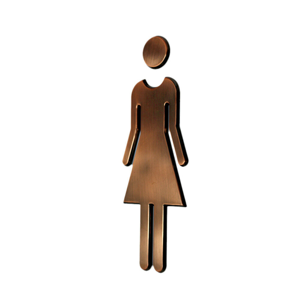 Man&Woman WC Stickers Toilet Signs