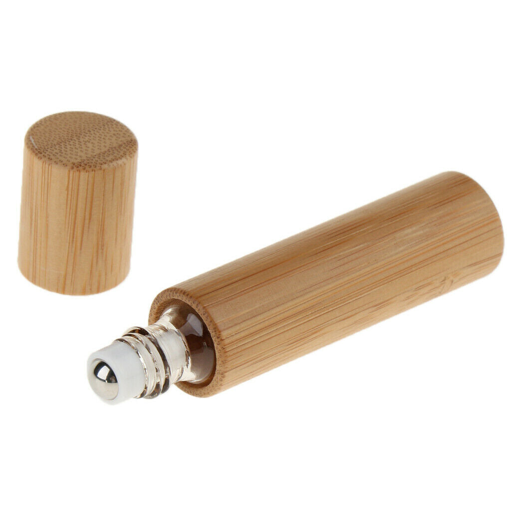 Handmade Natural Bamboo Refillable Perfume Essential Oil Roller Bottles