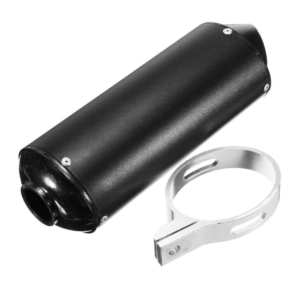 28mm 50cc-125cc Dirt Pit Blue 28mm Exhaust Muffler Pipe + Clamp For TTR CRF50