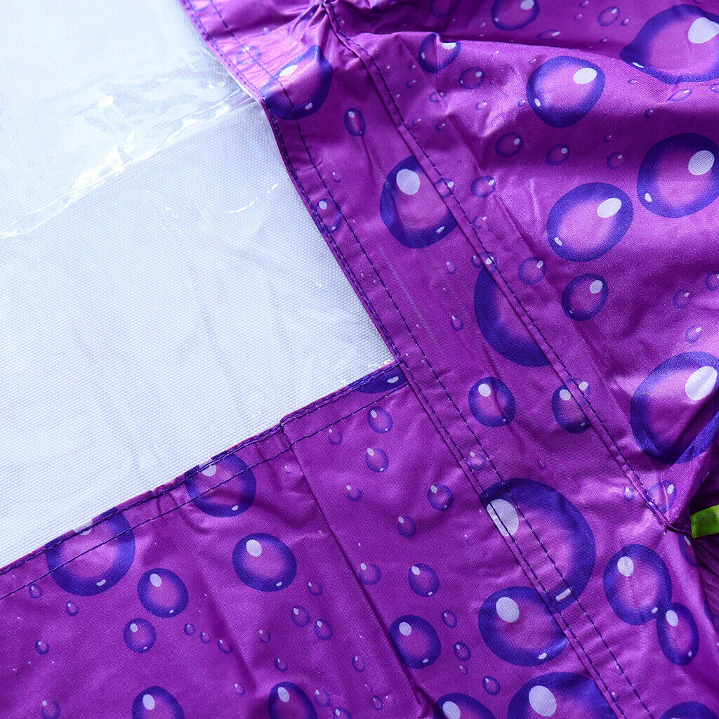 Oxford Raincoat Rider Covers Cape E-Bike Motorcycle Double Poncho Purple