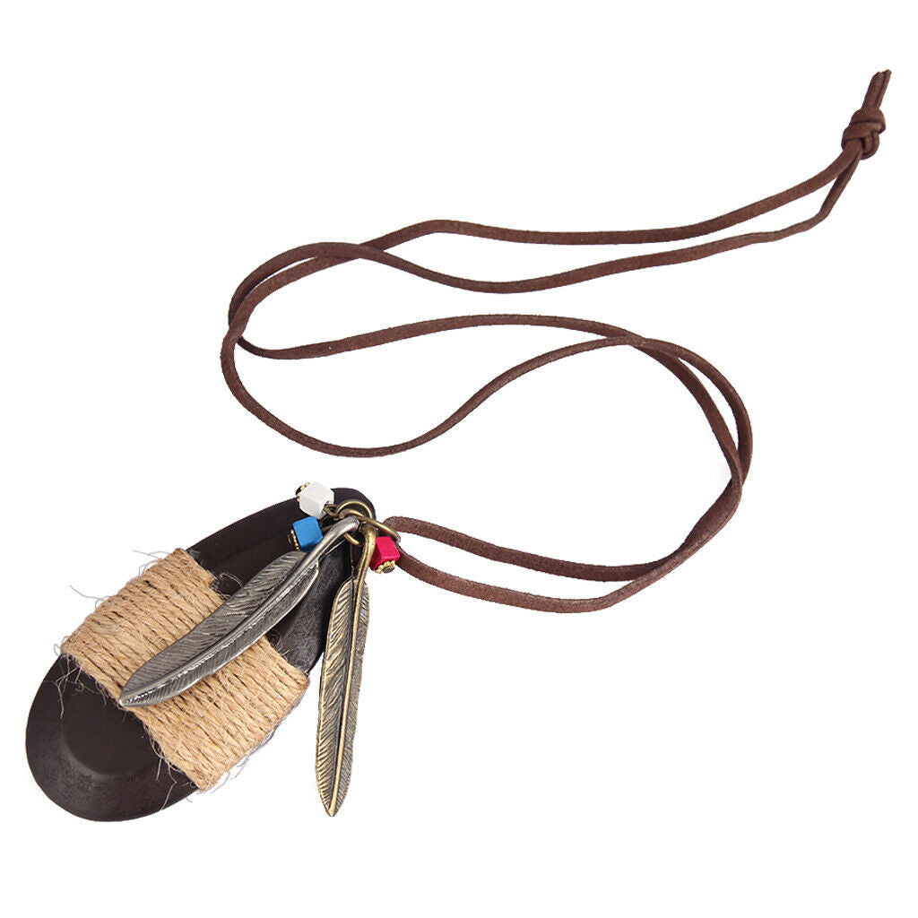 Retro Style  Waterdrop Pendant Necklace Jewelry Ethnic Style
