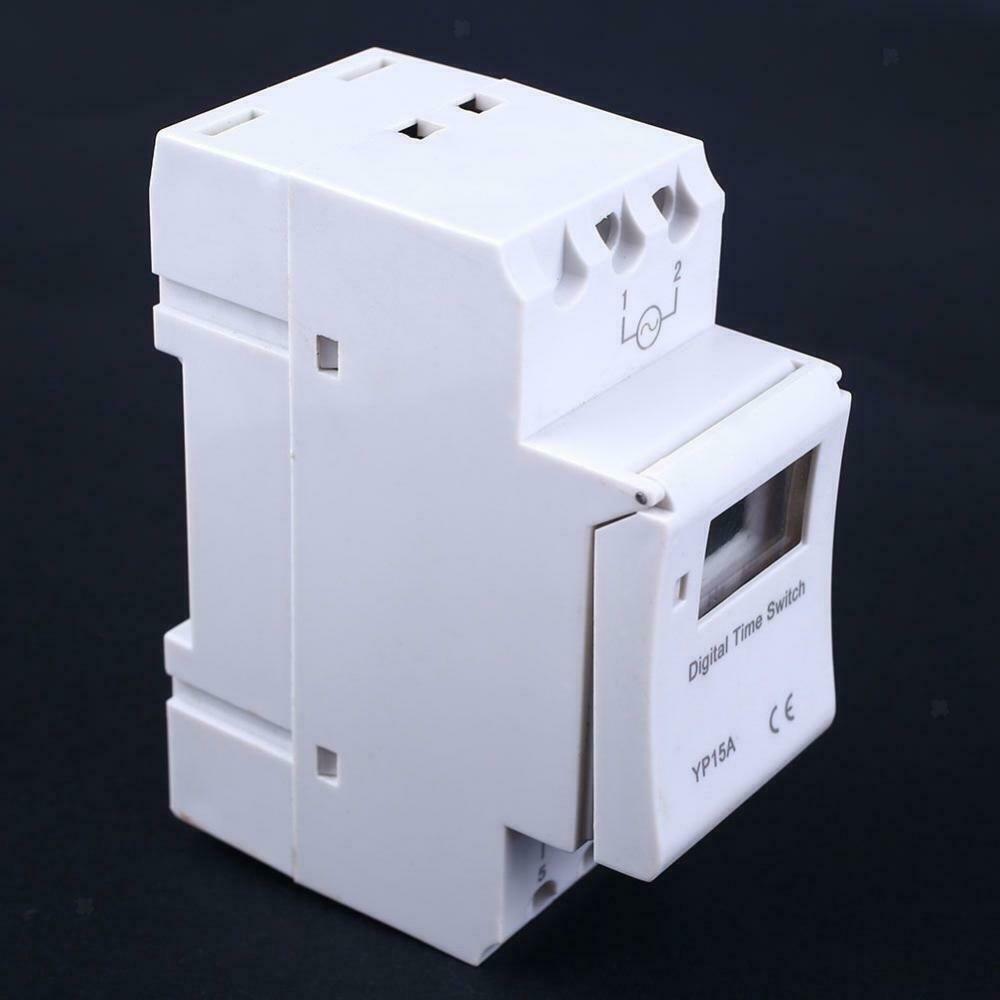 Set of 1 ABS Plastic Digital Electronic Time Switch LCD Display 1.2V/40mA
