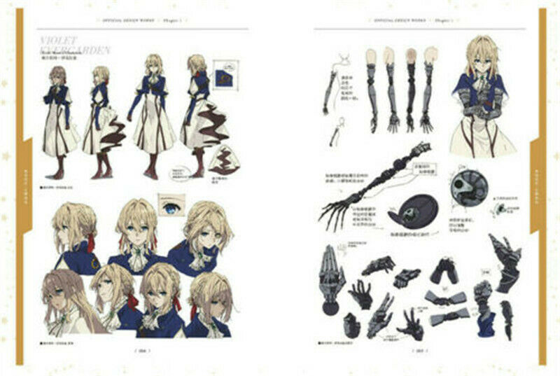 Anime Violet Evergarden Design Works Art Book Collection Album Setting Fans Gift