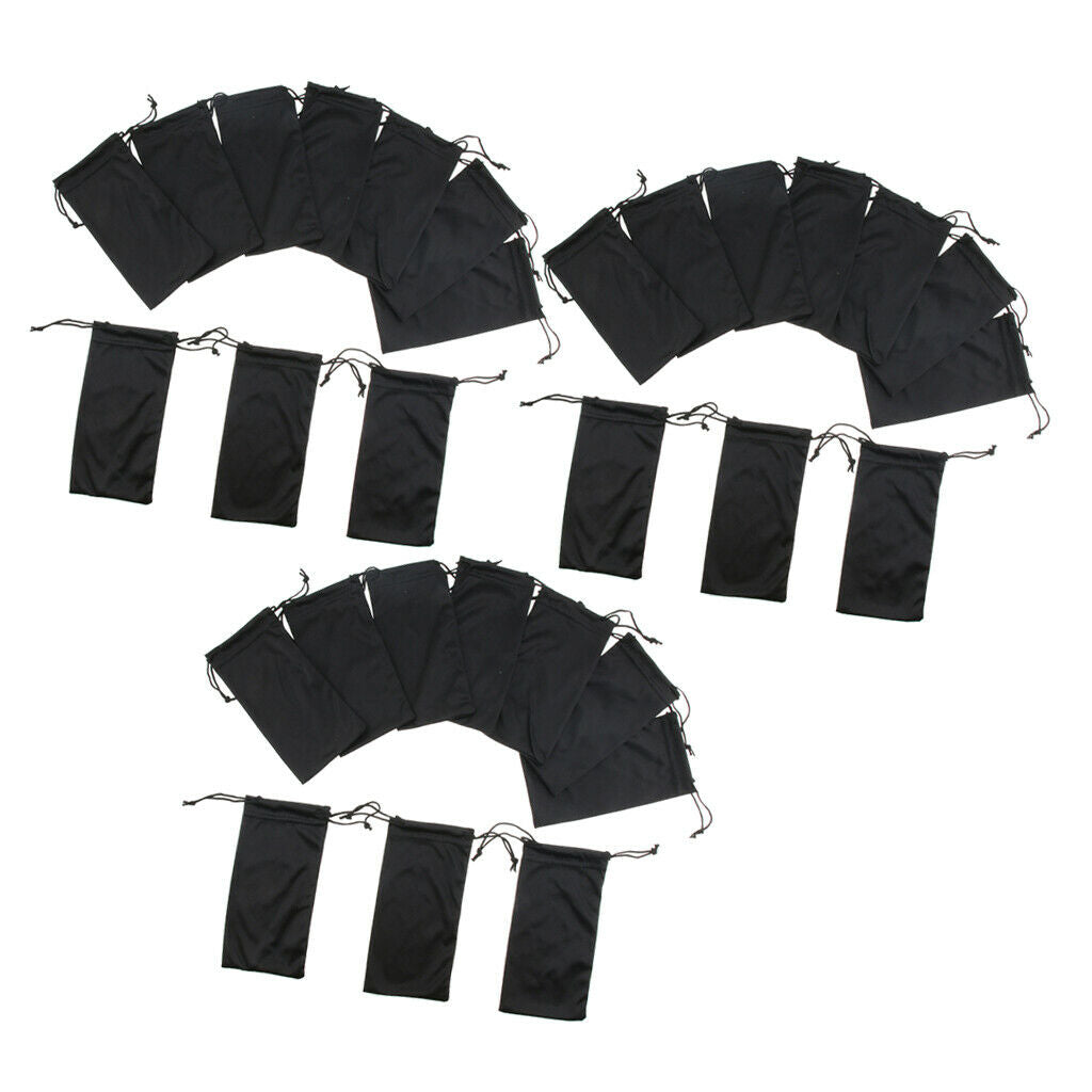 30x Drawstring Pouch Sunglasses Glasses Mp3 Gadgets Storage Bag Case Holder