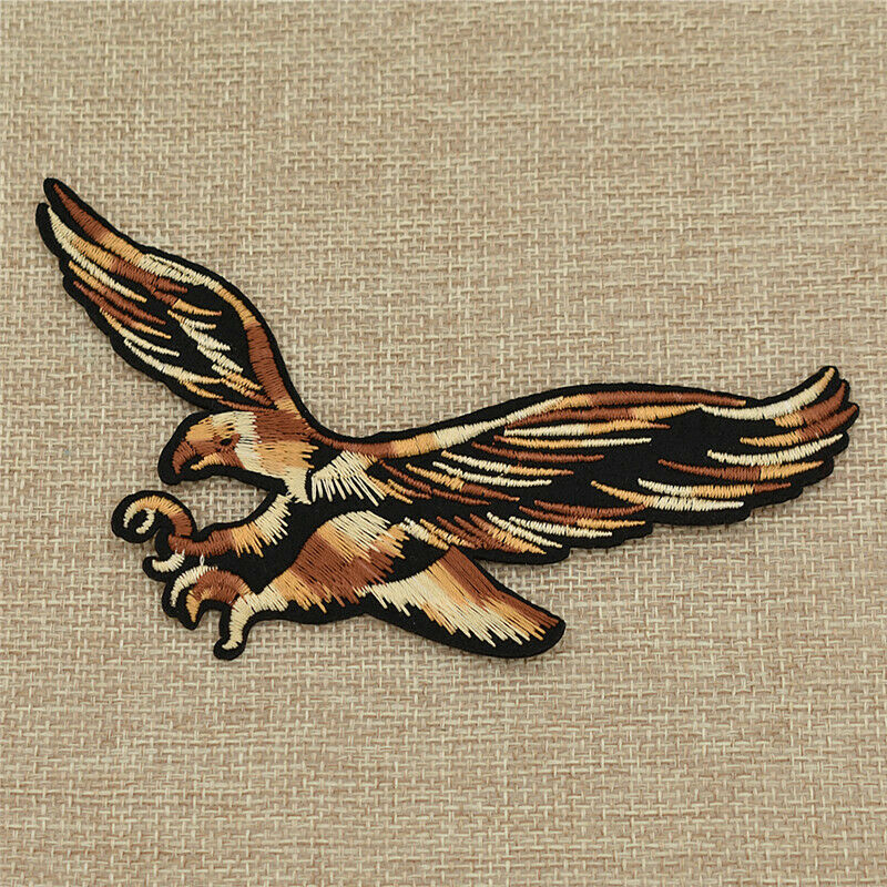 Eagle Embroidery Patches Iron on for Badge Garment Appliques Accessories Craft