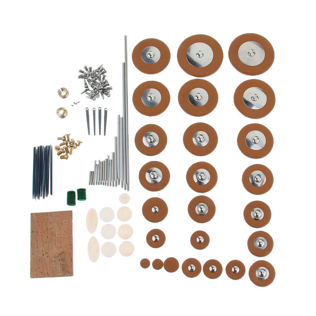 1 Pack Alto Saxophone Repair Kits Saxophone Pads Screws Shaft Rods DIY Parts