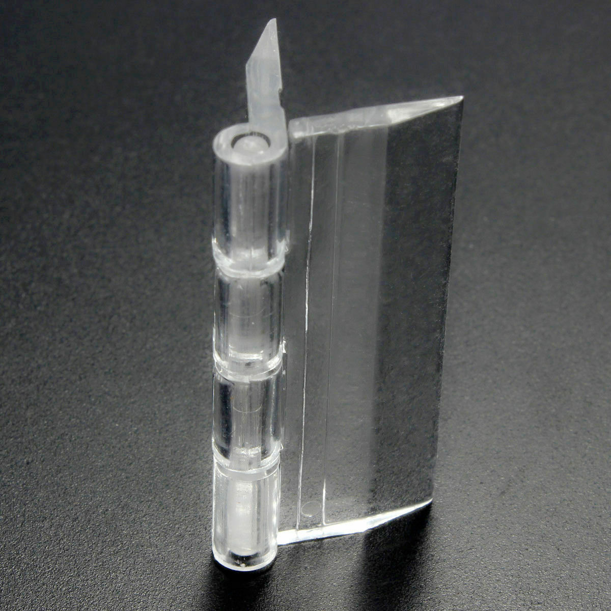 6pc Durable Clear Transparent Acrylic Plastic Perspex Box Piano Perspex hinge