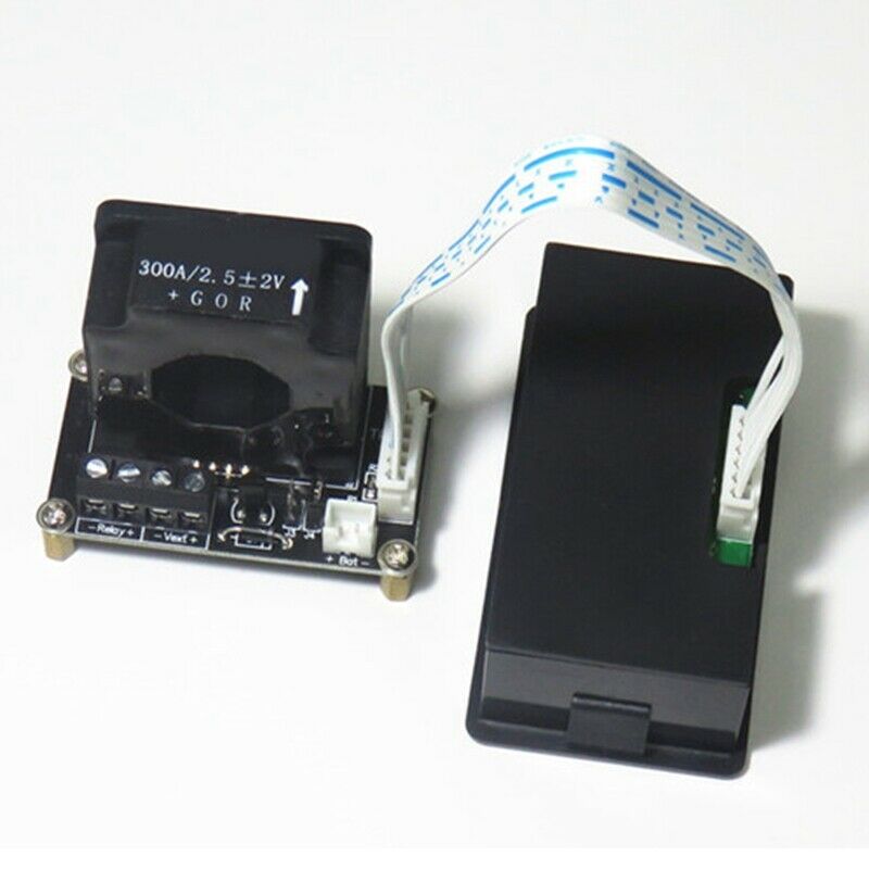 DC 90V 500A Digital Voltmeter Ammeter Voltage Current KWh Watt Meter 12V 24V 4A8