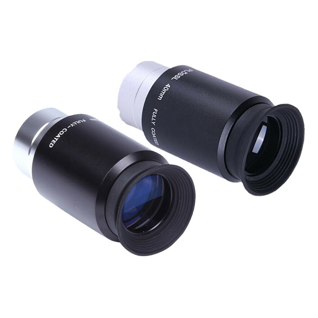 2 Pieces Telescope Eyepiece Lens Set 40mm for Standard Astronomy Filters ï¼Œ