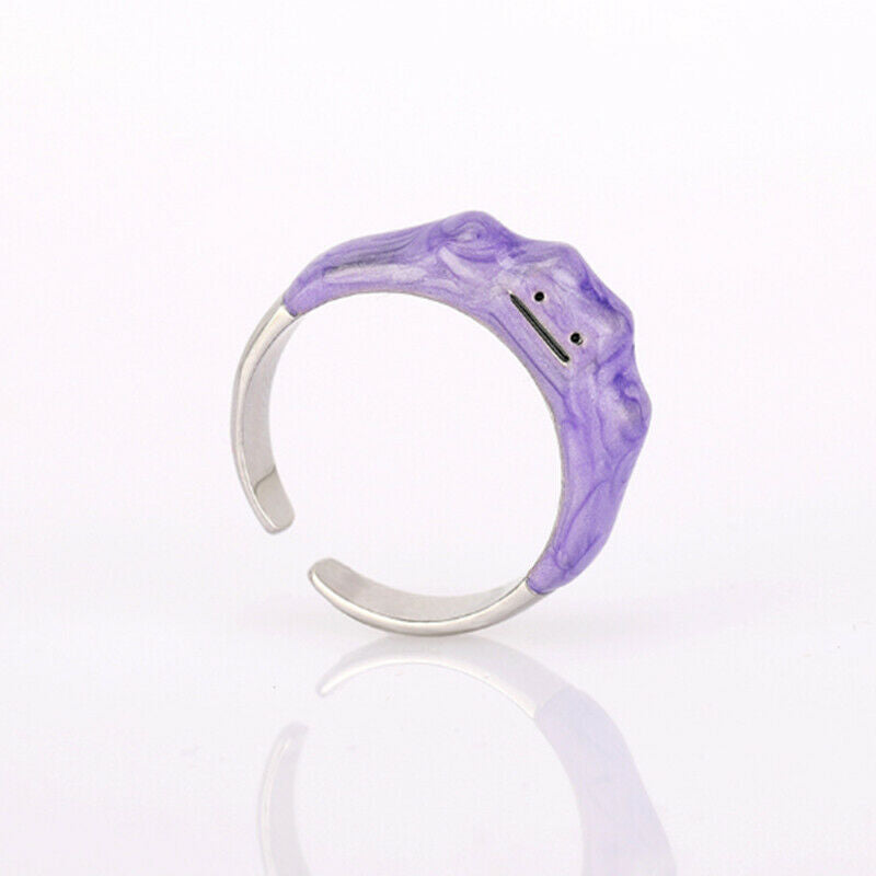 Korean Open Rings Dreamy Purple Cute  Monster Ring Women Girls Jewel.l8