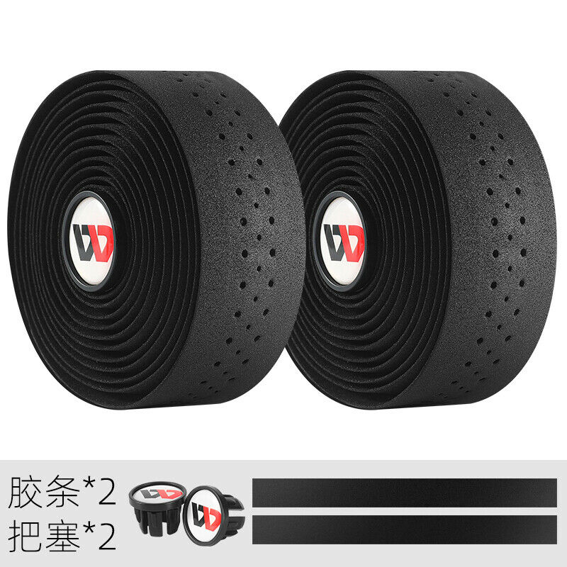 2*Road Bicycle Handlebar Tape Bicycle Drop Bar Wrap Outdoor Sports Non-slip Kit