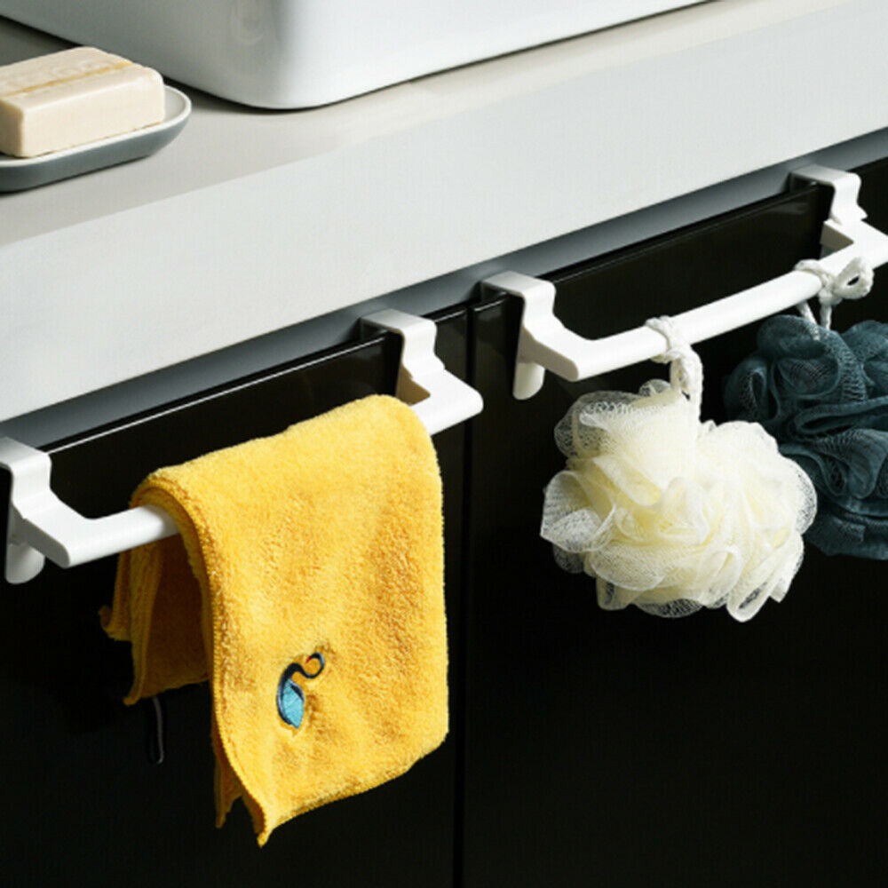 Towel Racks Kitchen Cabinet Door Towel Rack Hanging Holder Shelf Rack Organizer