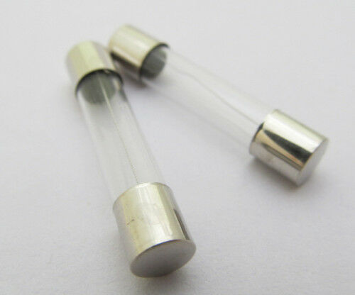 5pcs T2.5A T2500mA 250V 6x30mm 6x30 Slow Blow Glass Fuse
