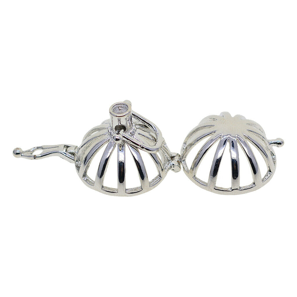 Birds Cage Locket Beads Pendant Charm for DIY Necklace Dangle Pendant