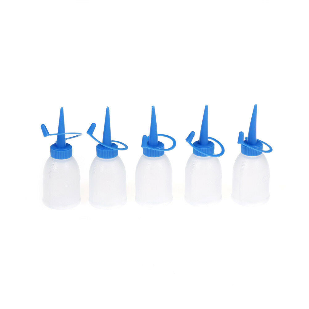 5X High quality 30ml Industrial Glue Gel Oil Plastic Squeeze Bottle DuMOTD TL