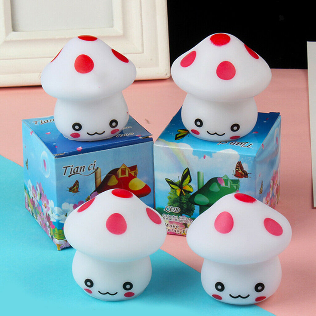 Night Light, 7-Color Changing, Desk Lamp with Button Battery, Best for Children