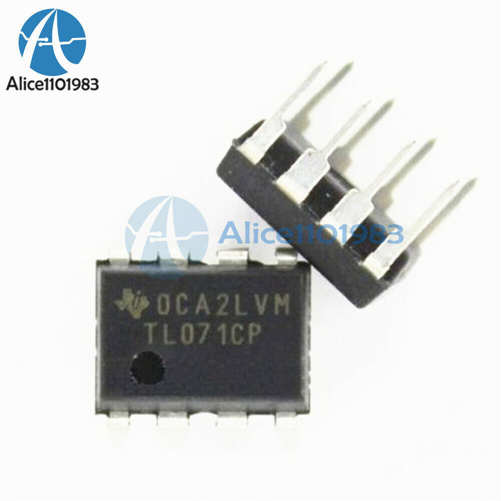 50PCS TL071 TL071CP DIP-8 Low Noise JFET Input Operational Amplifiers TI IC NEW