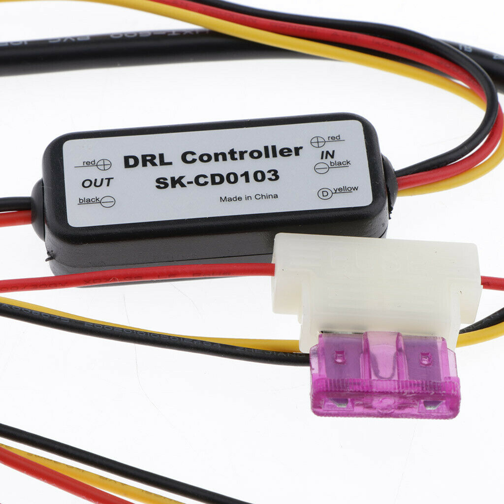 3x Car LED Daytime Running Light 5A Auto DRL Controller Fog Light Controller