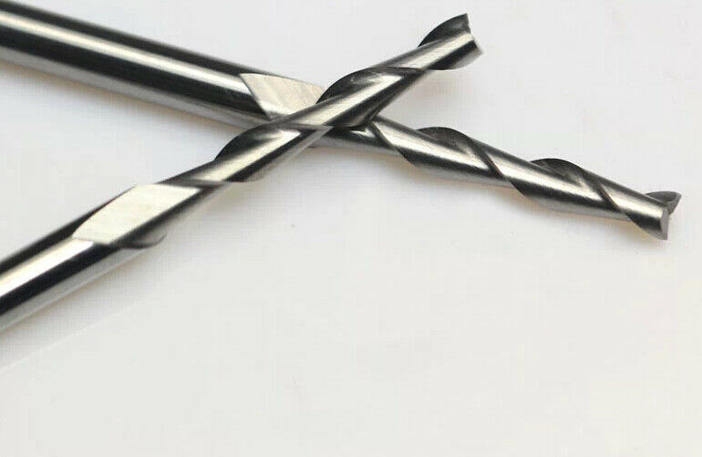 30pcs new double flute spiral CNC router bits Φ1/8" (3.175mm) [M1]
