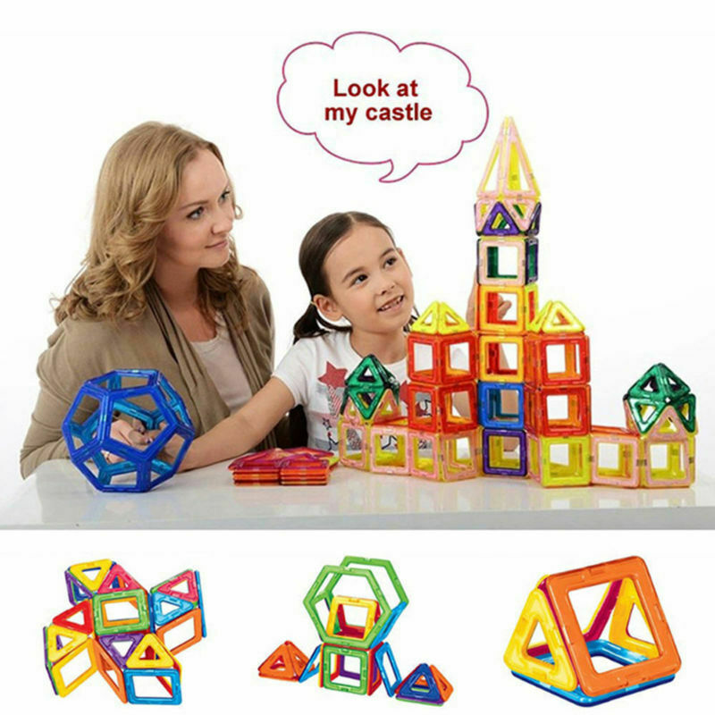 76pcs Educational Magnetic Sticks Building Blocks Toys Set Kids Children Gifts