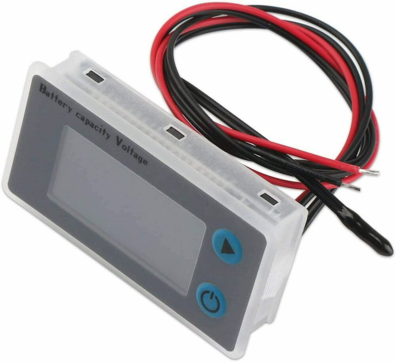 10-100V New Battery Capacity Indicator Voltmeter Lithium Ion Temperature