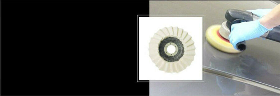 5pc Wool Felt Flap Buffing Polishing Wheel Disc Angle Grinder Polish Accessories