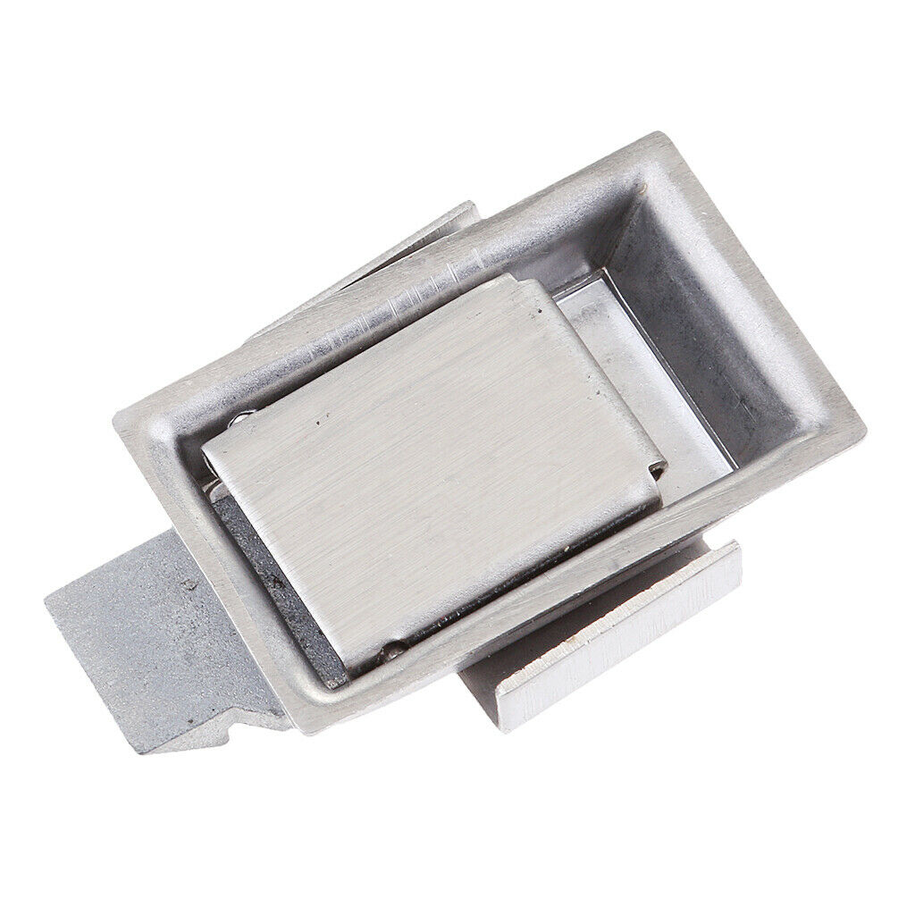 43 x28mm Stainless Steel Paddle Slam Latch with Lock - Flush Single Point Handle