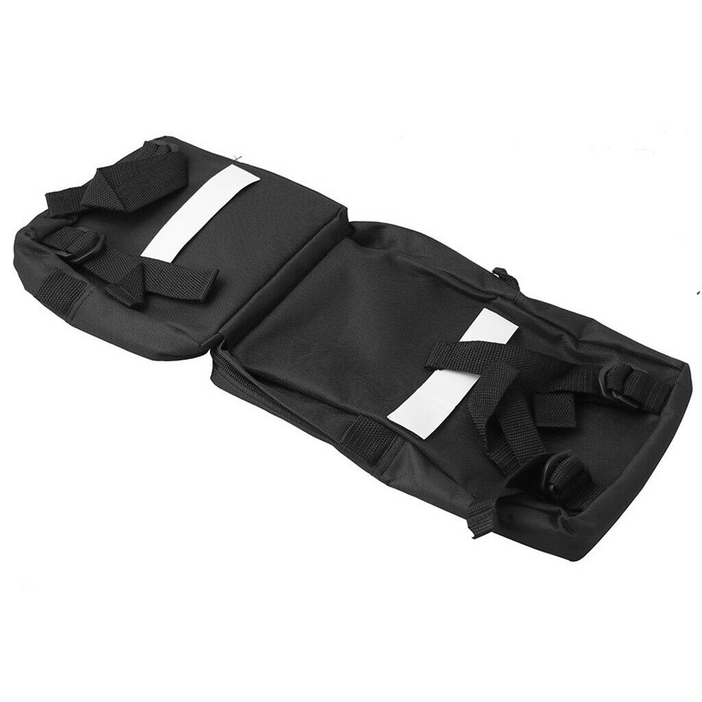 1 Pair ATV Fender Bags Motorcycle ATV Tank Saddlebags for ATV UTV Black