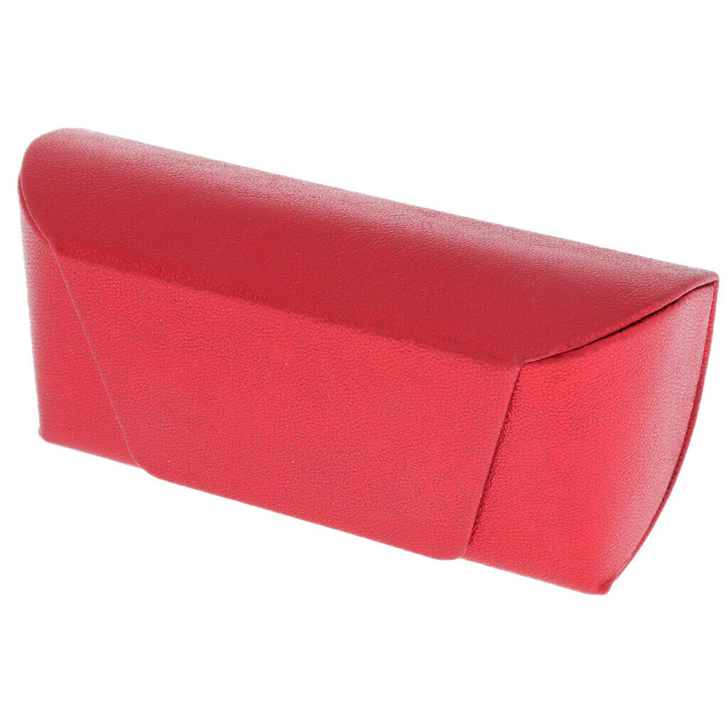 Portable Metal Glasses Pouch Case Eyeglass Sunglass Storage Box Red