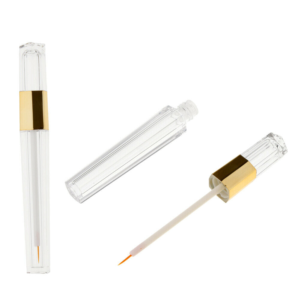 2pcs 5ml Empty Eyelashes Tube Eyeliner Vials Bottle With Wand Applicators for