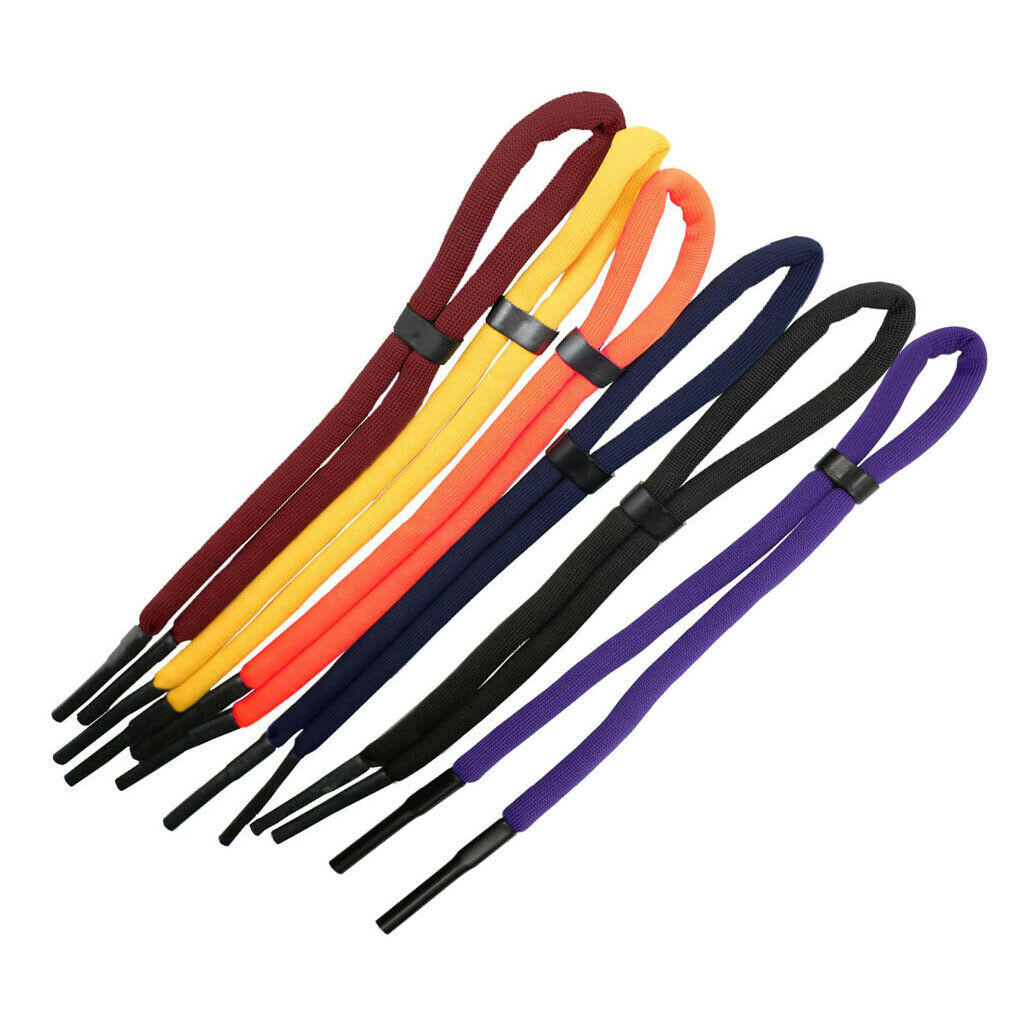 6pcs Chain Sunglasses Rope Holder Strap Polyester Cord