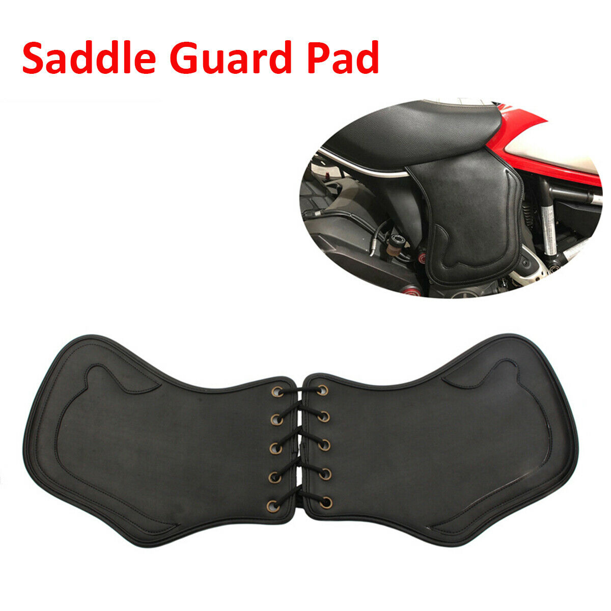 1 Piece Microfiber Leather Insulation Saddle Fuard Pad For Kawasaki Sportster