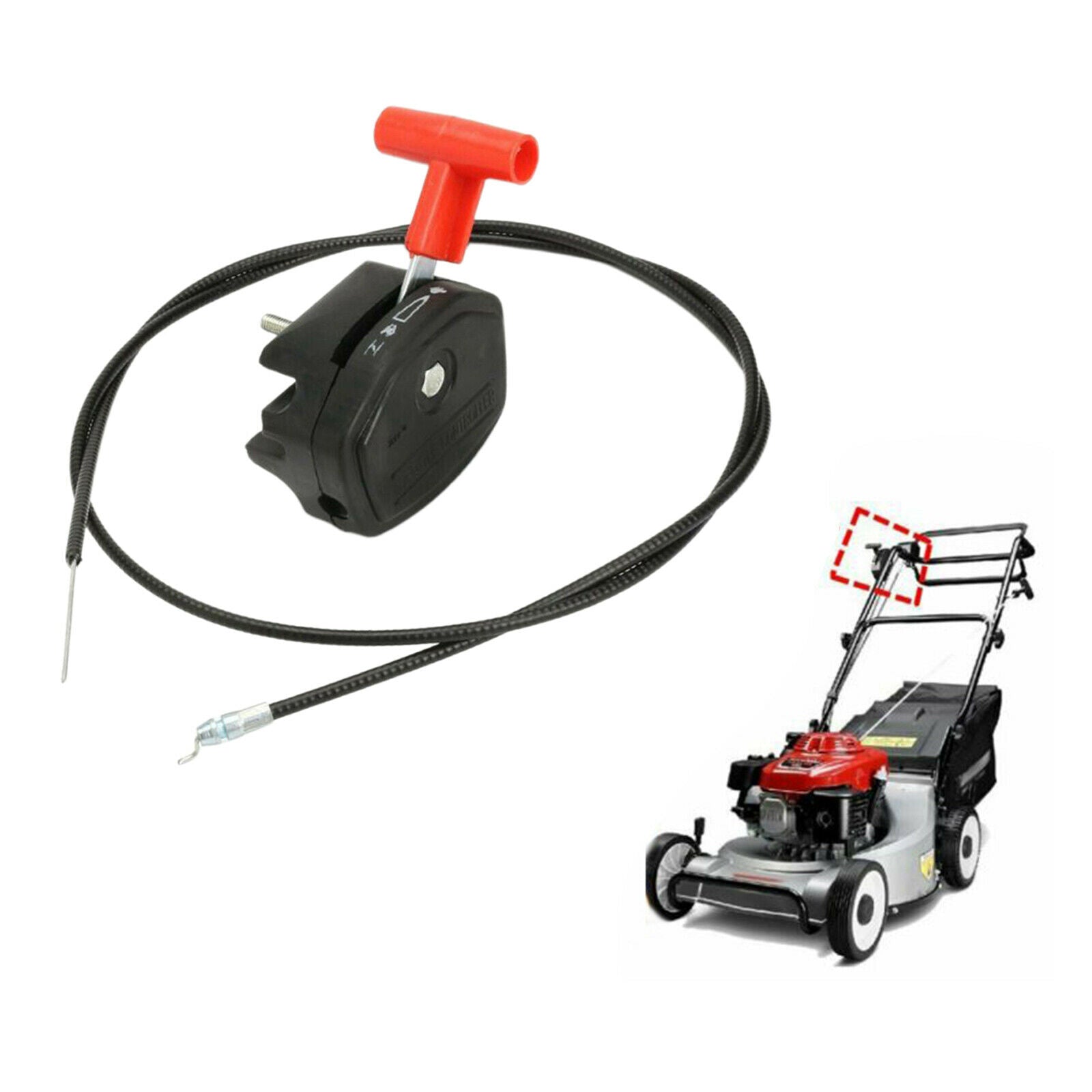 Lawn Mower Throttle Cable Lever Handle Kit Lawn Mower Parts Garden Tool