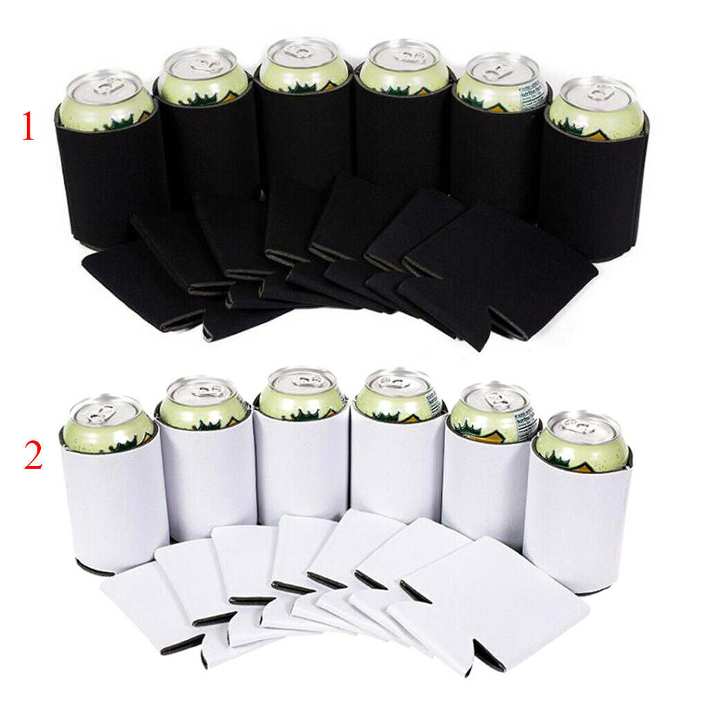 60x Foldable Beer Can Cooler Sleeves Cooler