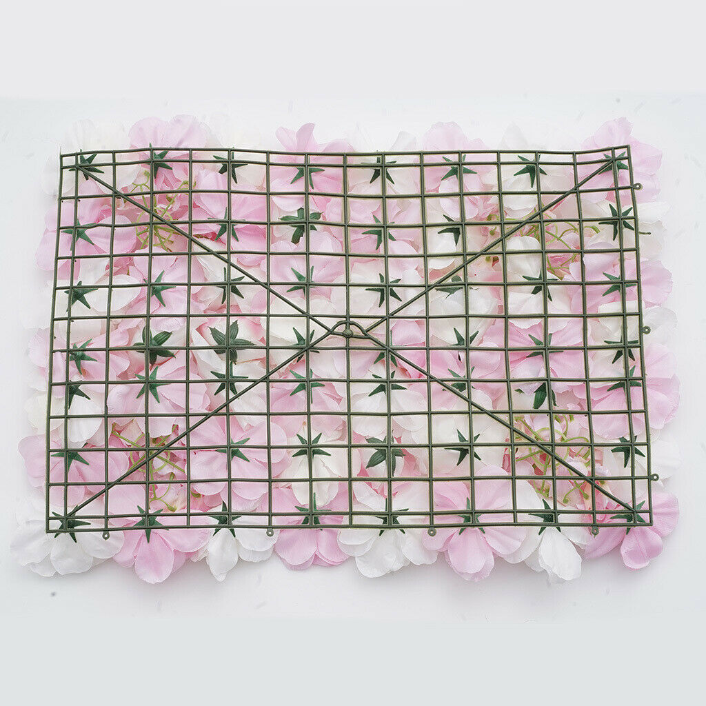 Artificial Flower Wall Panel Wedding Home Garden Venue Wall Hanging Backdrop