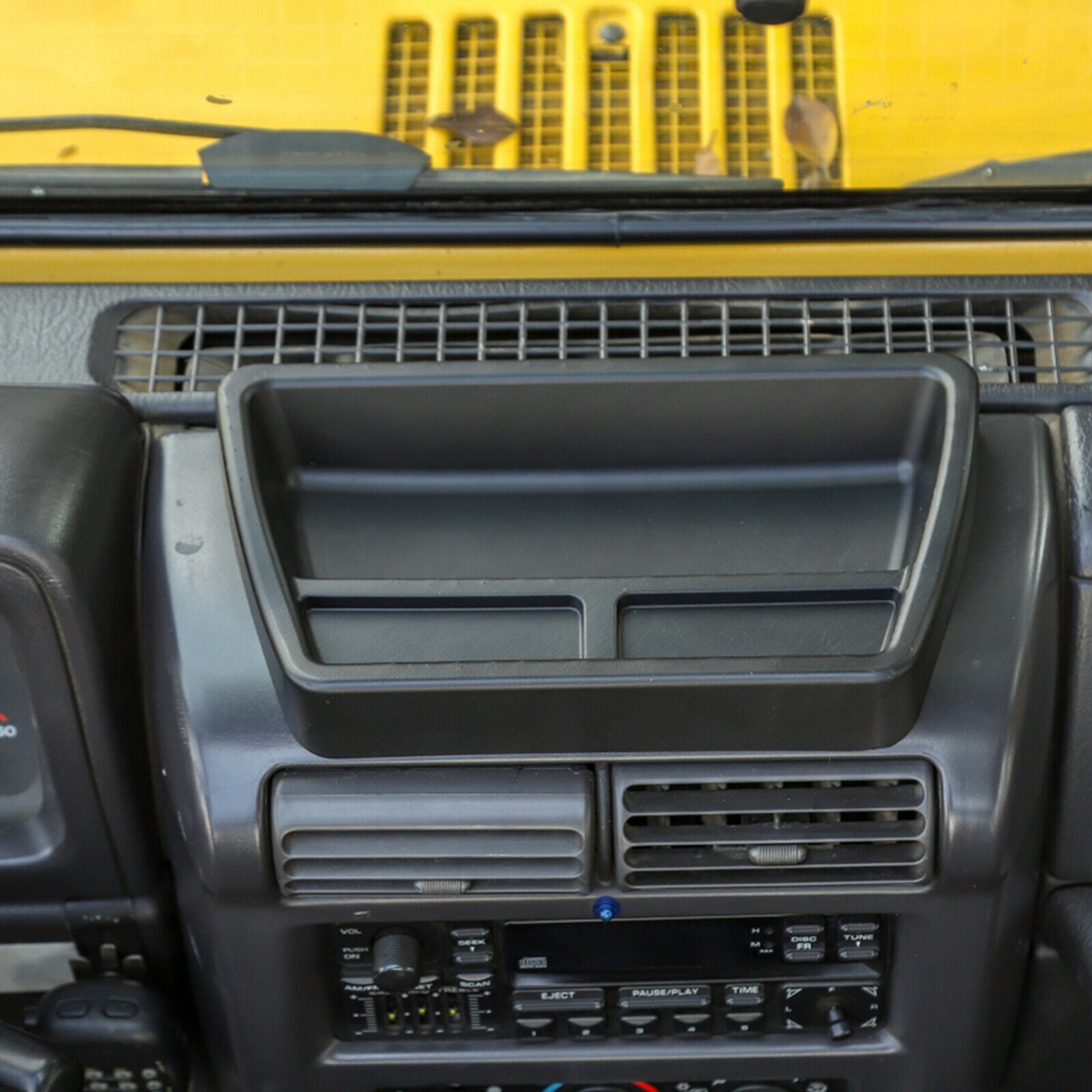 Center Console Storage Box Tray Holder Black Fit For Wrangler TJ 1997-2006 CN
