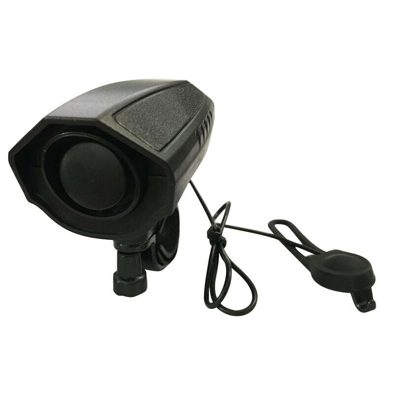Ultra-loud Speaker Black Electronic Bicycle 6 Sounds Alarm Bell Bike Siren Ho Tt