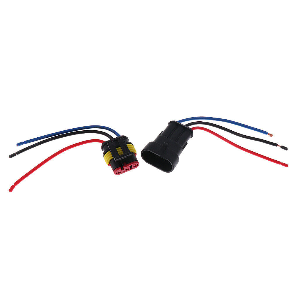 3-pin housing connector S wiring harness for car trucks, male and female