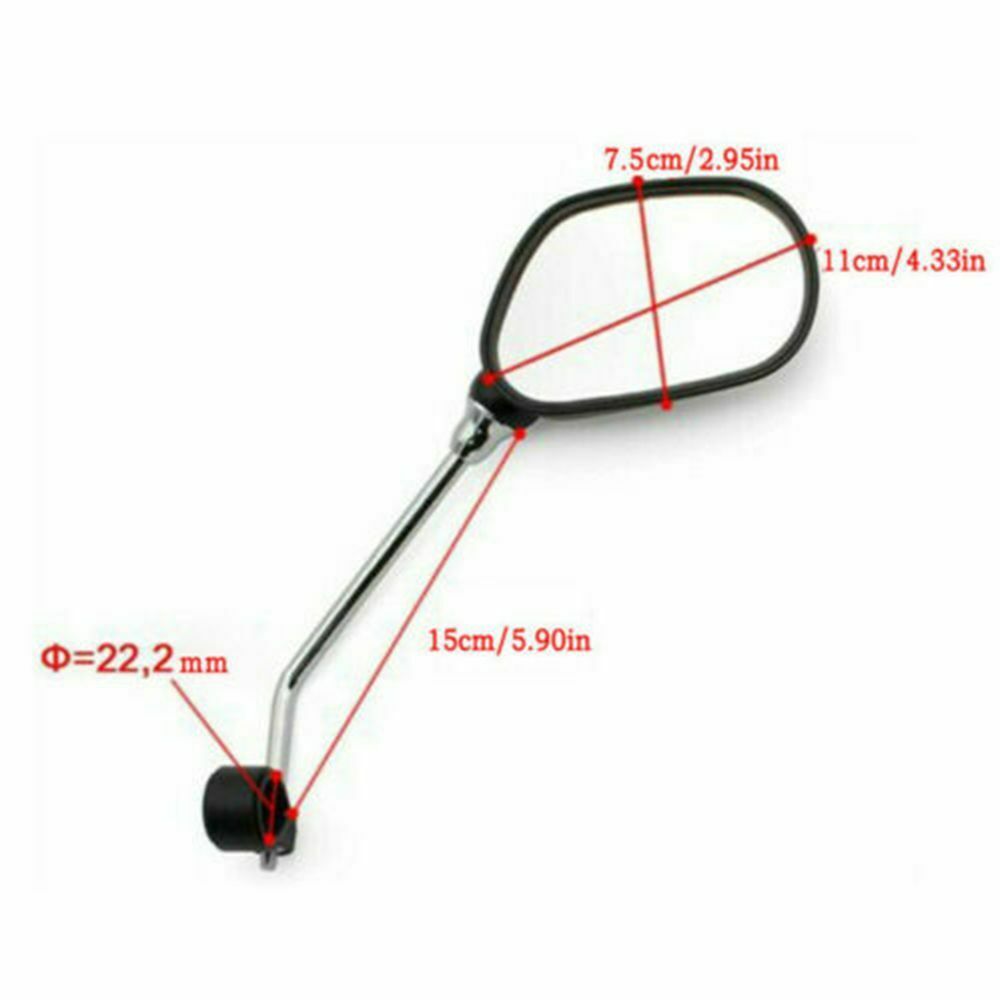 Rotate Mountain Bike Bicycle Mirror Rear View Mirror Motorcycle Rearview