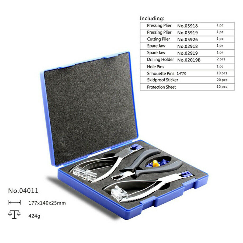 Professional Repair Tool Kit with Case Sunglasses Disintegration Silhouettes