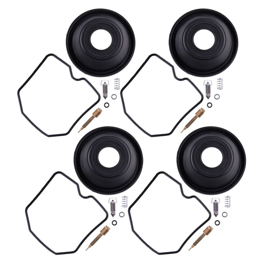 4 Rebuild Repair Kit Diaphragm fit for Kawasaki Ninja 750R ZX750F or 900R ZX900A