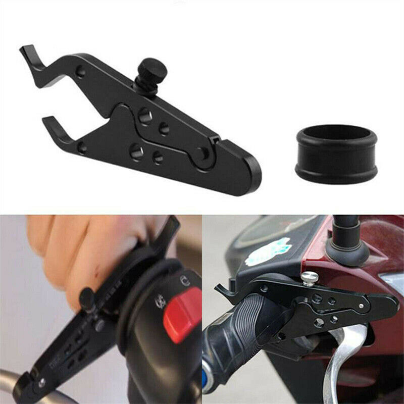 Motorcycle Cruise Control w/ Rubber Ring Hand Throttle Lock Assist Retainer