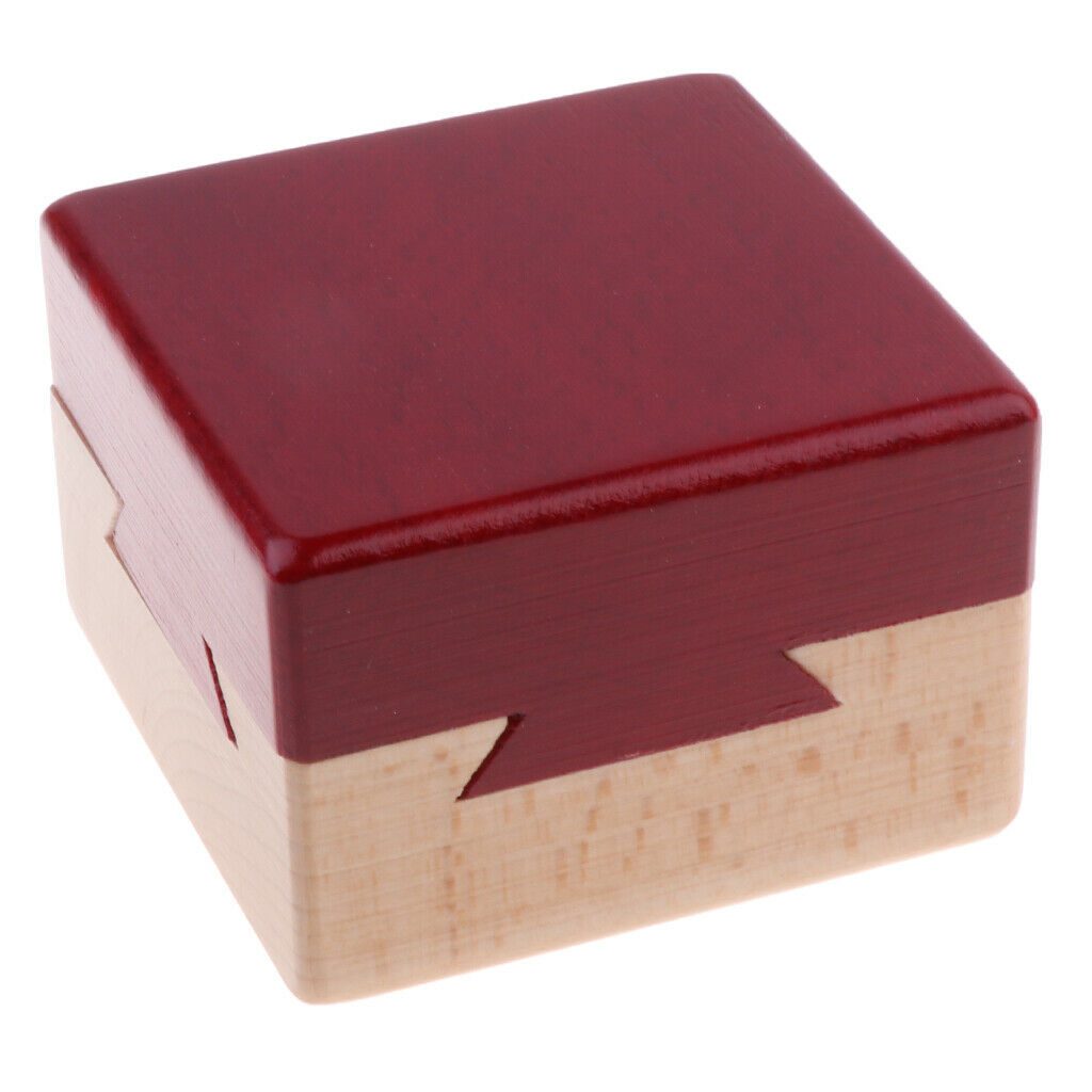 Box High Quality Wooden Puzzle Game Luban Lock IQ Educational Toys For Children