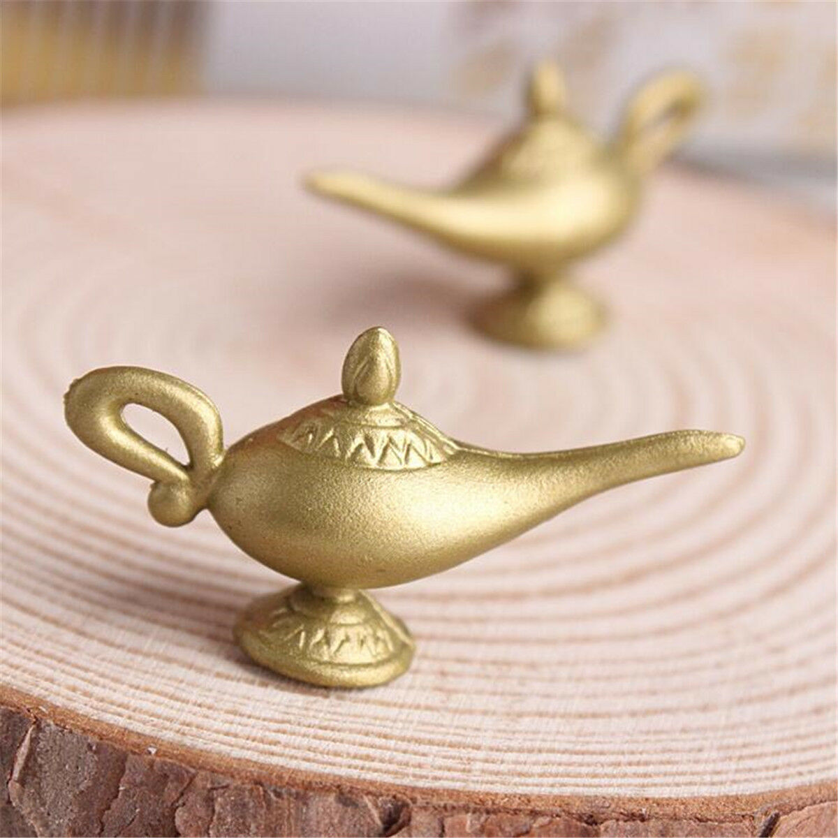 5PCS Mini Aladdin Genie Lamp Miniatures Fairy Garden Decor Moss Micro Landscape
