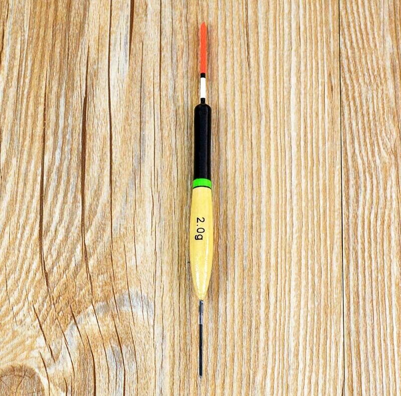 10Pcs 2g Fishing Floats Bobbers Paulownia Wood Durable Fishing Tackle Tools