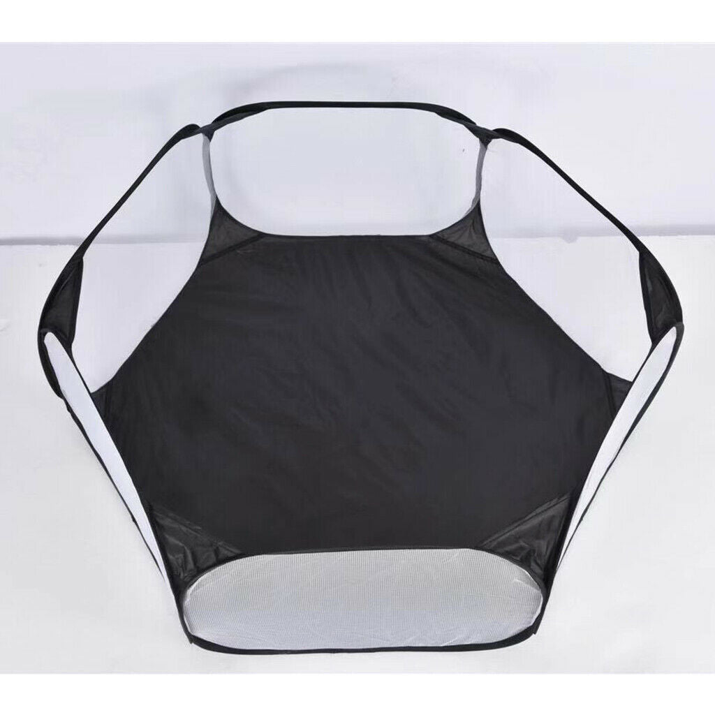 Playpen Cage Hamster Rabbit Guinea Pig Gerbil Reptiles Indoor Outdoor Black