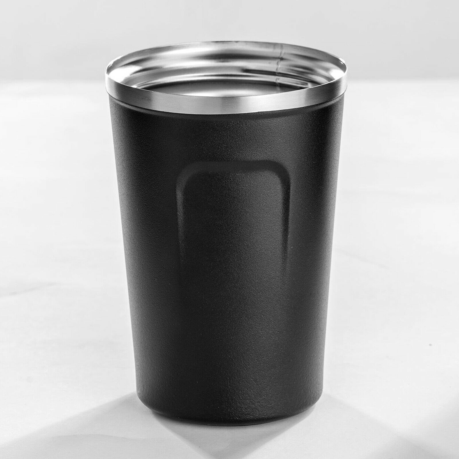 Coffee Mug w/ Folding Coffee Dripper Cone Pour Over Coffee Maker Black