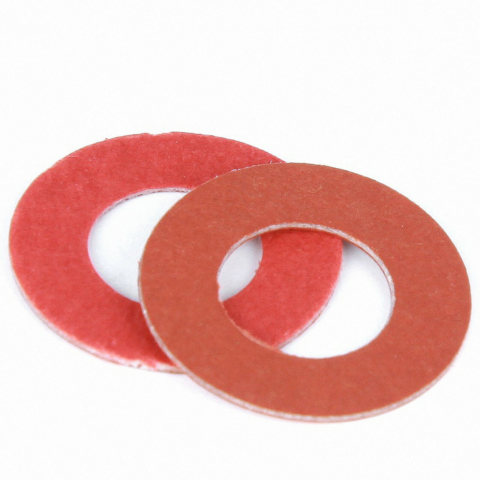110pc M5 M6 M8 Red Insulating Fiber Fibre Flat Washer Sealing Gaskets Kit Metric