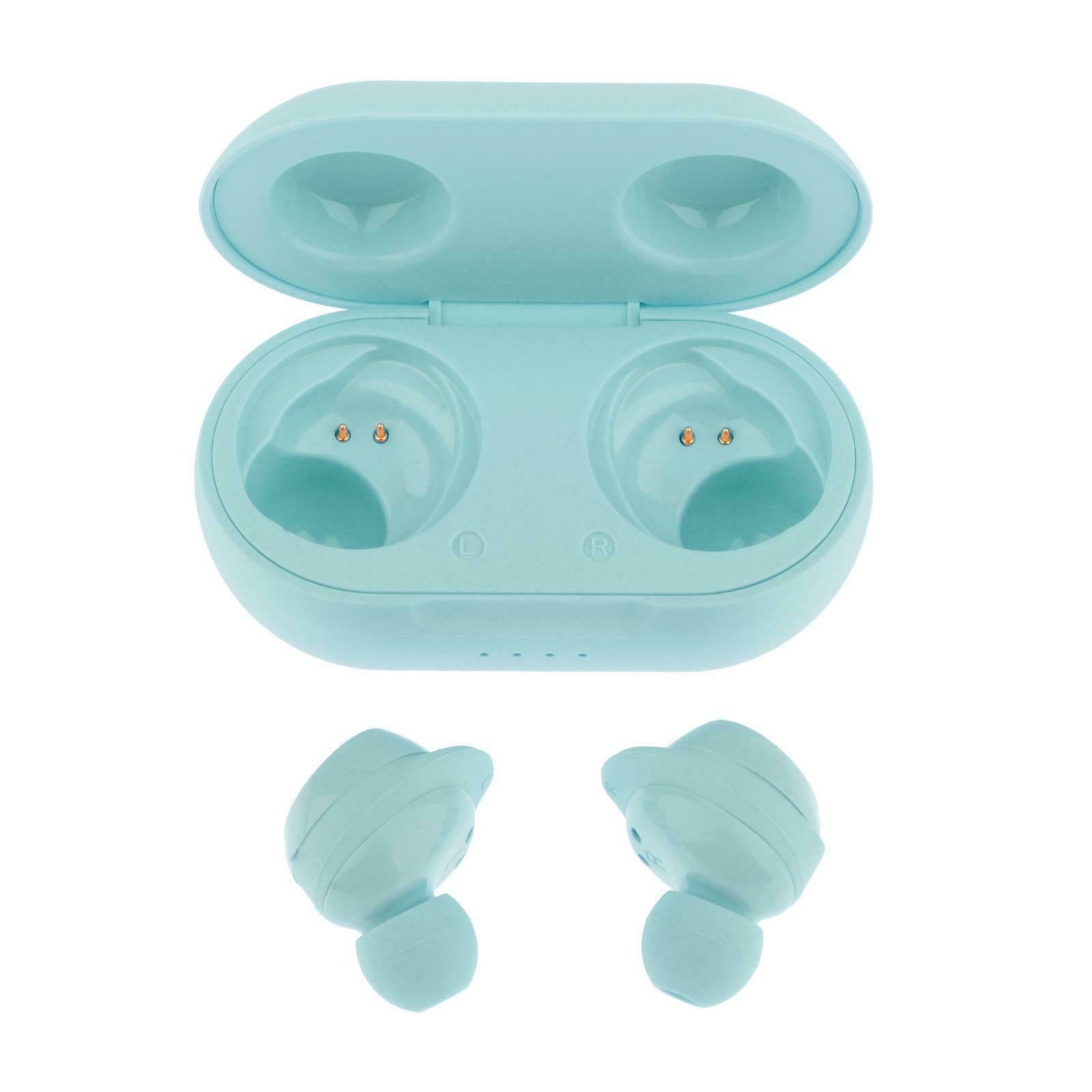 Wireless Bluetooth Earbuds TWS Ear Buds in-Ear Headphones Blue
