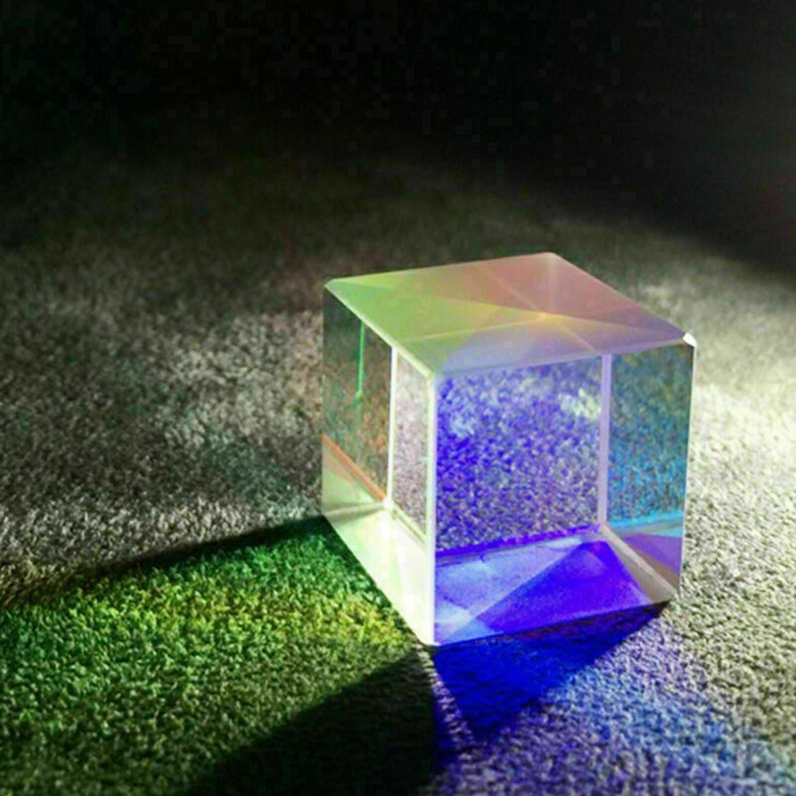 optical glass defective x-cube prism cross dichroic rgb splitter for teaching